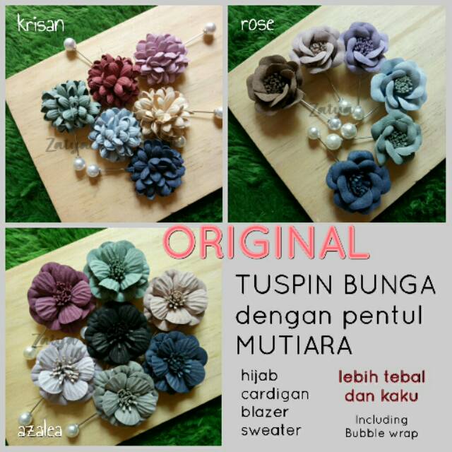 Zatya Original Tuspin Bunga + Mutiara