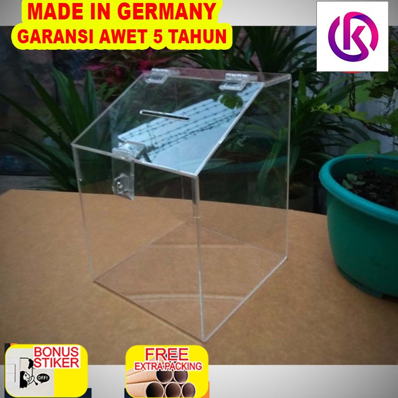 

Promo akrilik kotak amal / acrylic kotak saran murah