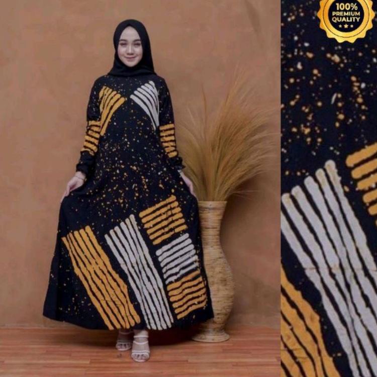 Serbuuuu.. BATIK USMAN Terbaru Gamis twill rayon ori pelangi gamis twil tie dye gamis rayon candimek