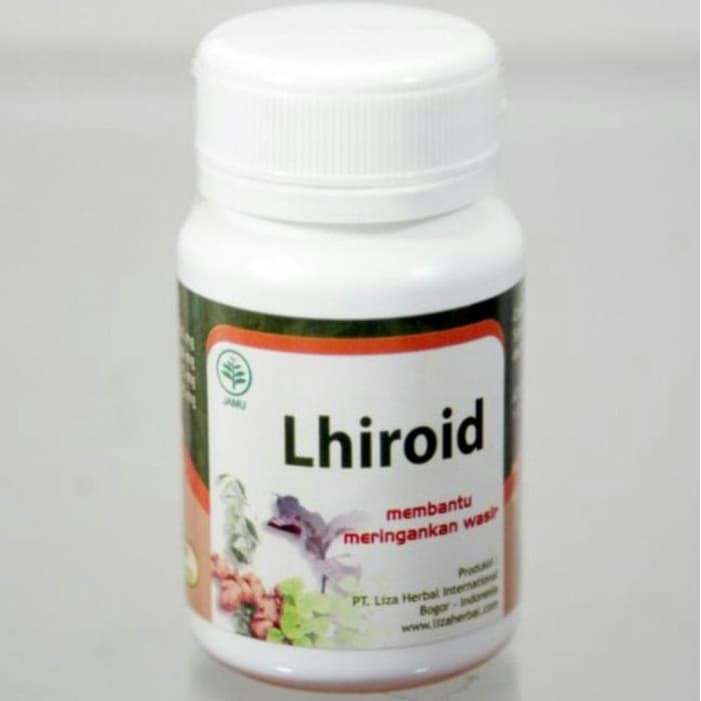 Obat Wasir Alami Lhiroid Kapsul Liza Herbal