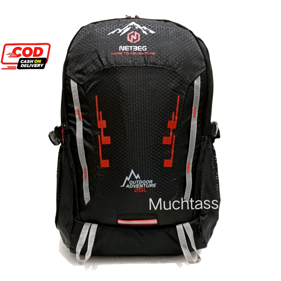 Tas Ransel Tas Pria Ransel Outdoor Adventure 25 L free Raincover Tas Punggung Backpack Tas Ransel Pria