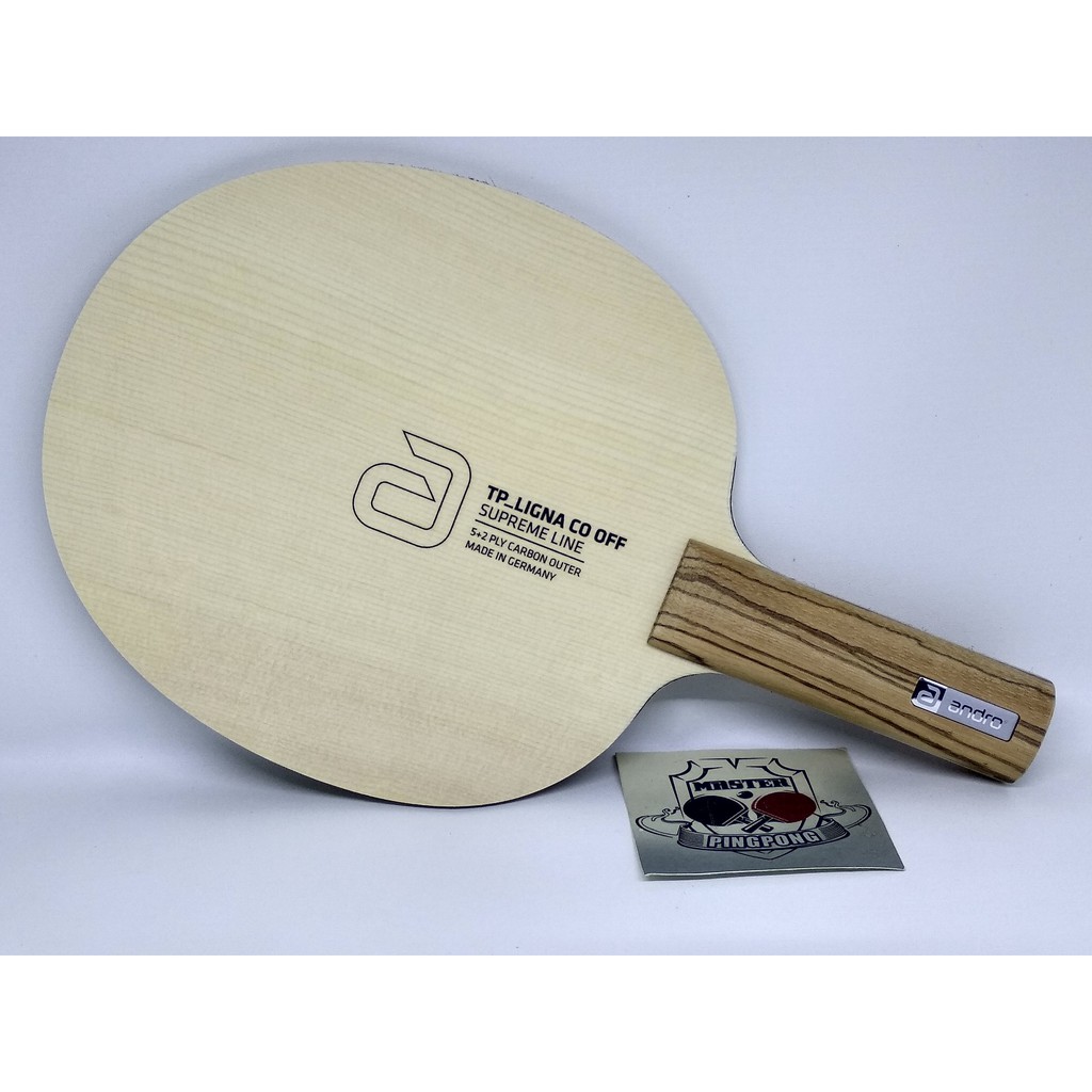 Andro Ligna CO OFF Handle ST - Blade Kayu Bat Pingpong Bet Tenis Meja
