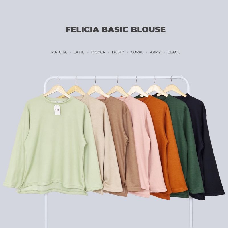 Felica Blouse Lengan Panjang Oversized