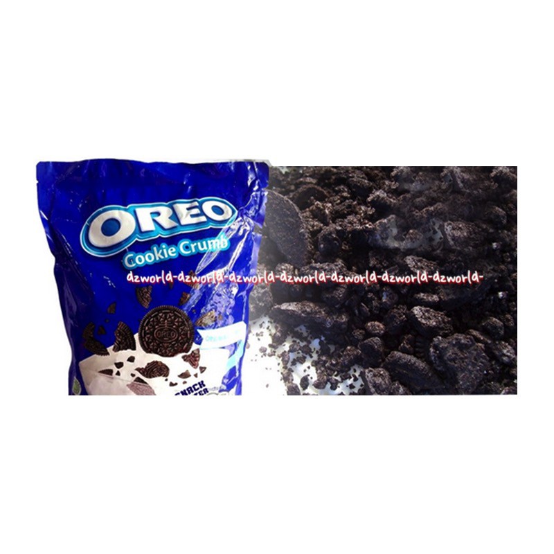 Oreo Cookie Crumb 1kg Original Oreoo Snack Cemilan Kemasan Pouch Plastik untuk Kue atau Minuman