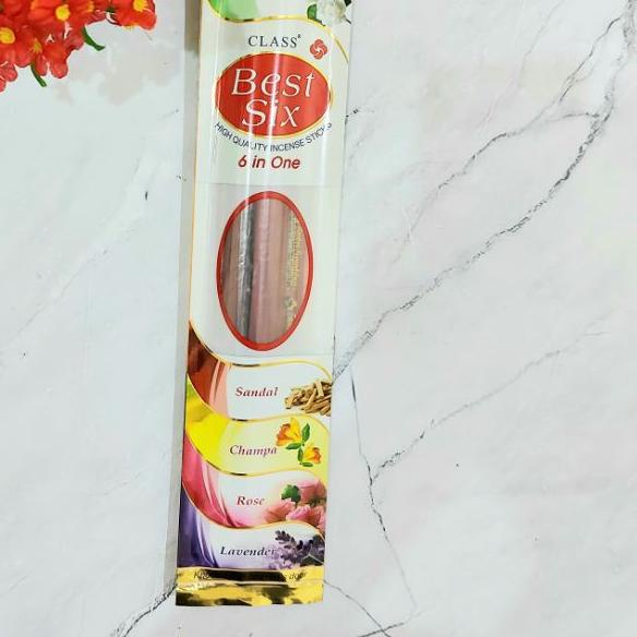 ❋ Dupa Hio India Wangi Aromaterapi Savitri Best Six isi 50 sticks ✵