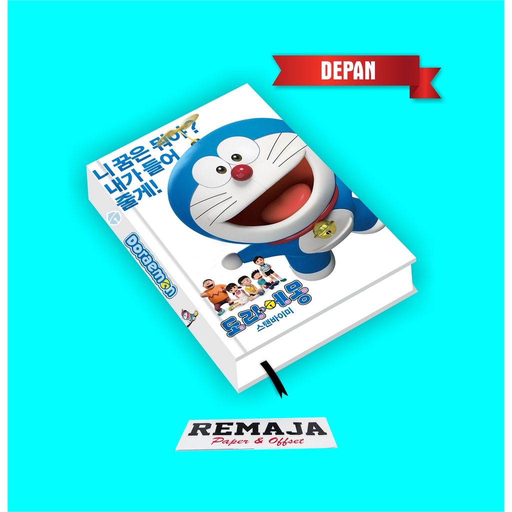 

Pocket book/Notebook Hardcover Doraemon STAND BY ME A6 & A5 / buku tulis catatan notes