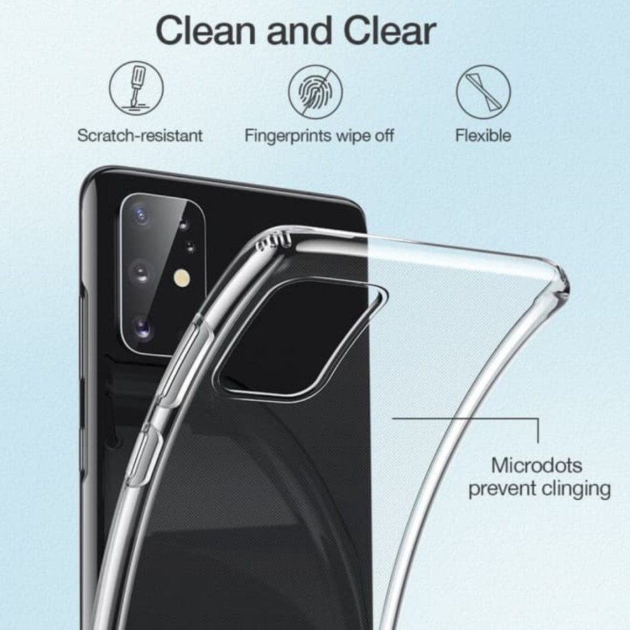 INFINIX NOTE 8 NOTE 7 NOTE 7 LITE CASE HD BENING SOFTCASE CLEAR CASE 2.00mm SILIKON KARET TRANSPARAN CASING COVER PELINDUNG BELAKANG