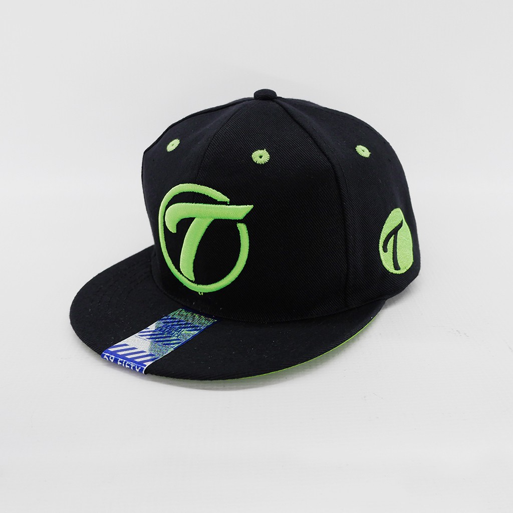 Topi Snapback Bordir Huruf  " T " Topi kekinian Pria Wanita