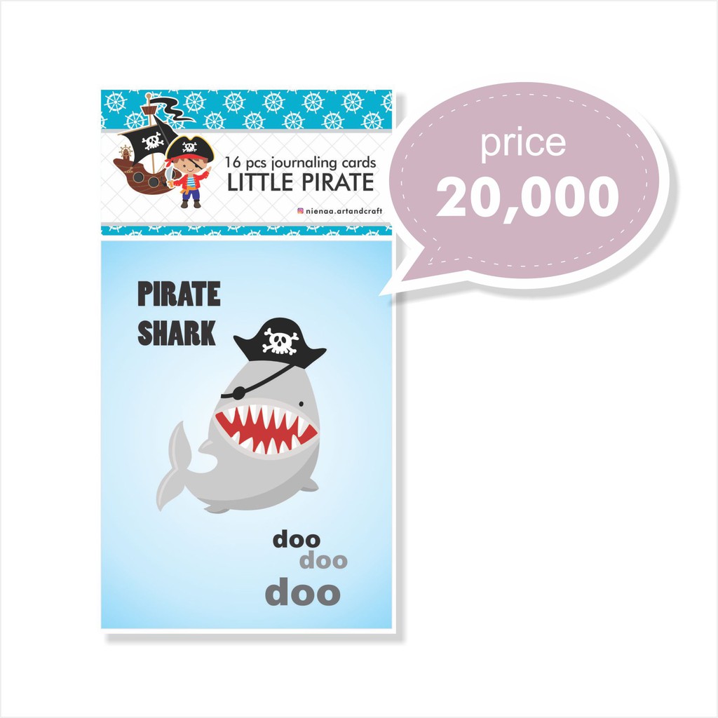 

Journaling Card Little Pirate Collection