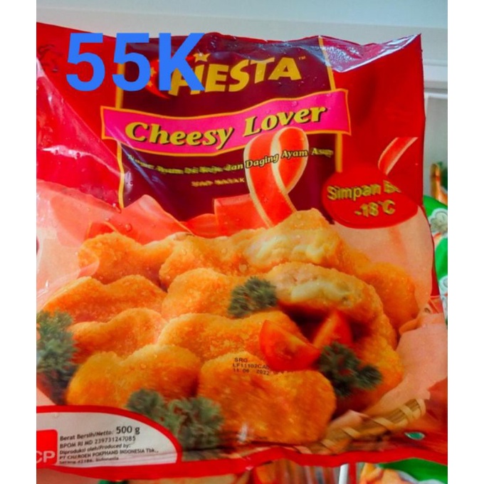 

nugget ayam fiesta cheesy lover 500g