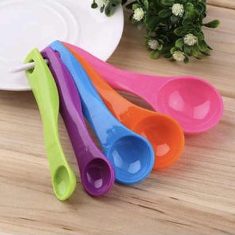 SENDOK TAKAR 5 IN 1 SET MEASURING SPOON SENDOK TAKARAN WARNA SERBAGUNA