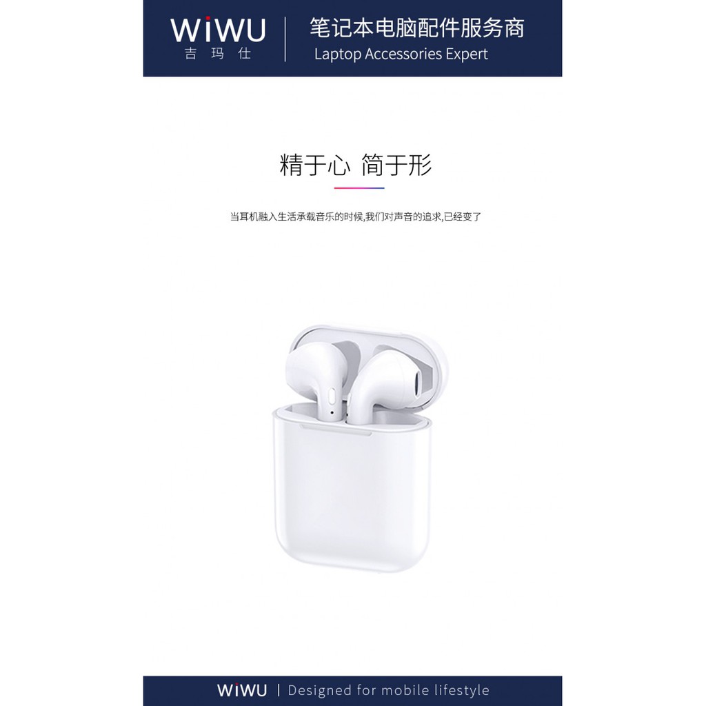 WIWU Binaural True Wireless Bluetooth Headset Airbuds