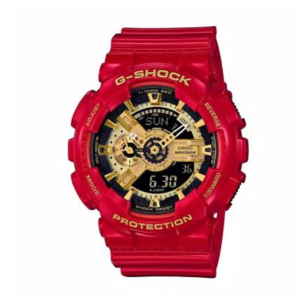 Jam Tangan Pria G-Shock GA-110VLA-4DR Limited Merah Original