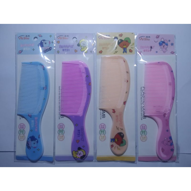 Sisir plastik murah/Sisir rambut/sisir rambut wanita/sisir rambut karakter/sisir rambut murah/sisir 