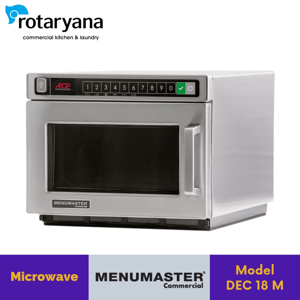 Microwave Oven Commercial Brand Menumaster Model DEC 18 M