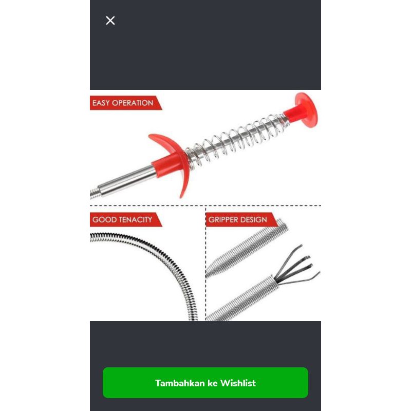 Termurah Penjepit lubang westafel pembersih saluran mampet