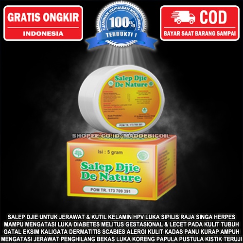 HARGA SALEP DJIE DE NATURE OBAT PALING AMPUH PENGHILANG HERPES JERAWAT KUTIL KELAMIN DIABETES GATAL 