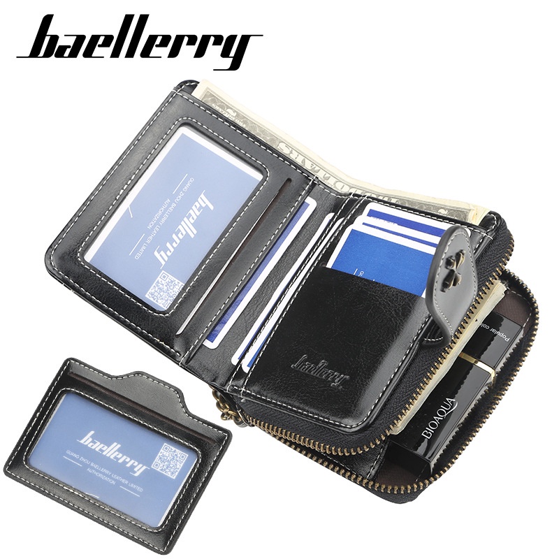 BAELLERRY N1811 Dompet Wanita Kecil Bahan Kulit PU Leather Premium WATCHKITE WKOS