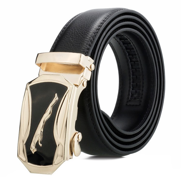 Ikat Pinggang Impor Pria TWO TONE Eropa Fashion Belt Ban Gasper Gesper Sabuk Cowo Kulit Men Belt