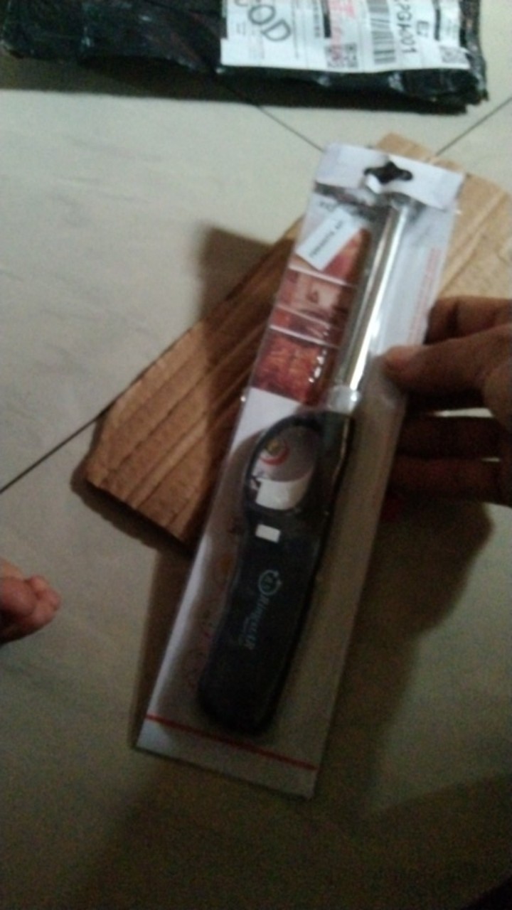 Pistol Alat Pemantik Korek Api Gas Kompor Lilin Portable Lighter Panjang Pengaman Outdoor Refill