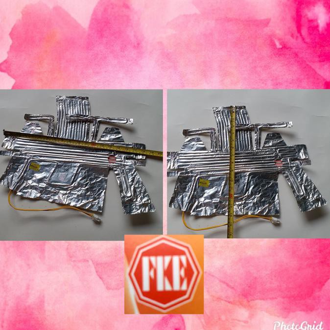 Heater alumunium kulkas LG original