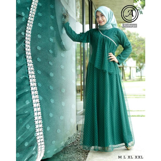 GAMIS TILE STELLI DOT| GAMIS TILE DOT| GAMIS PESTA| GAMIS KONDANGAN| DRESS PESTA| GAMIS MEWAH| GAMIS MURAH| BY ASSYFA