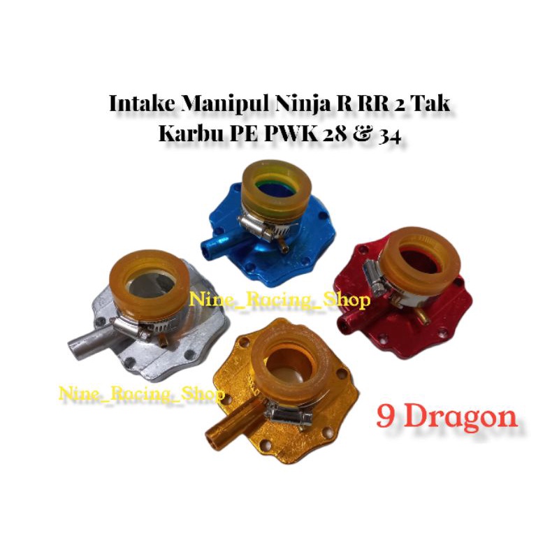 Intake Intek Manipul Manipol Ninja R RR New 2Tak Karburator PWK PE 28 PE 34