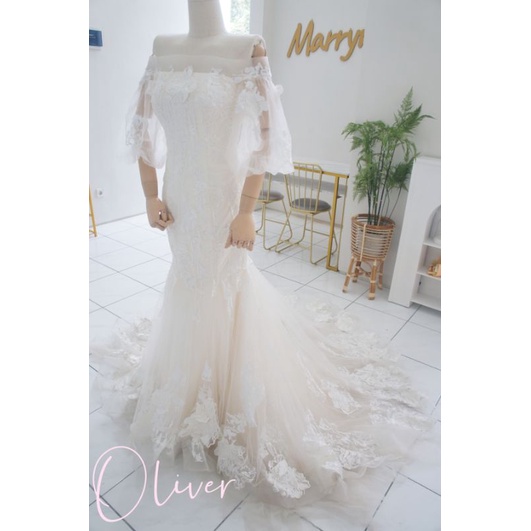 wedding gown gaun pengantin sewa - Olive