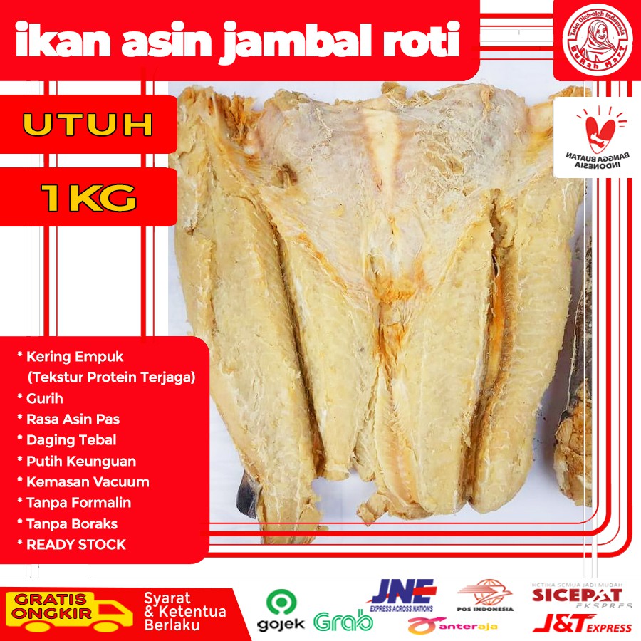 

Ikan asin Jambal Roti - Utuh 1 Kg