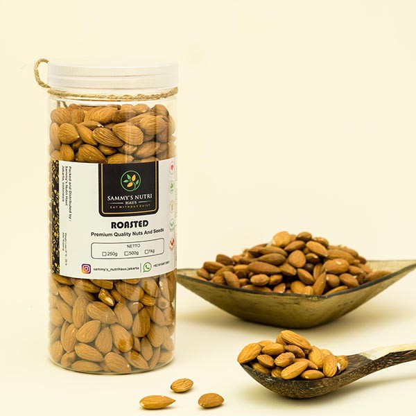 

1KG STANDARD ALMONDS CALIFORNIA NATURAL & ROASTED