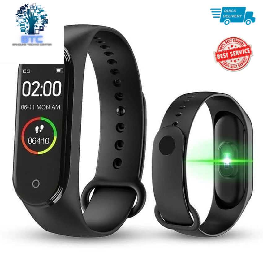 M4 Plus Smart Watch Sport Jam Tangan Pintar Xiaomi Mi Band 4 Replica