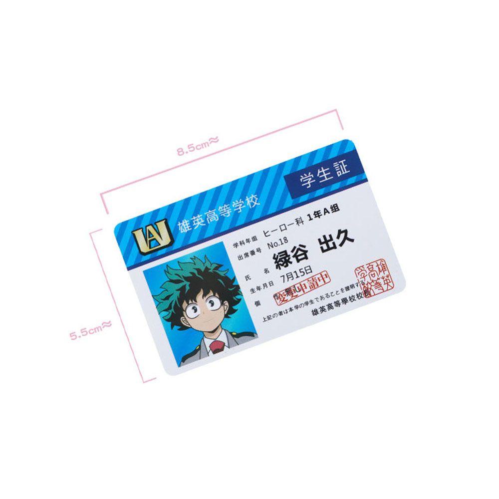 [Elegan] Kartu Koleksi My Hero Academia PVC Fans Collection Anime Peripheral Katsuki Bakugou Teacher Cards