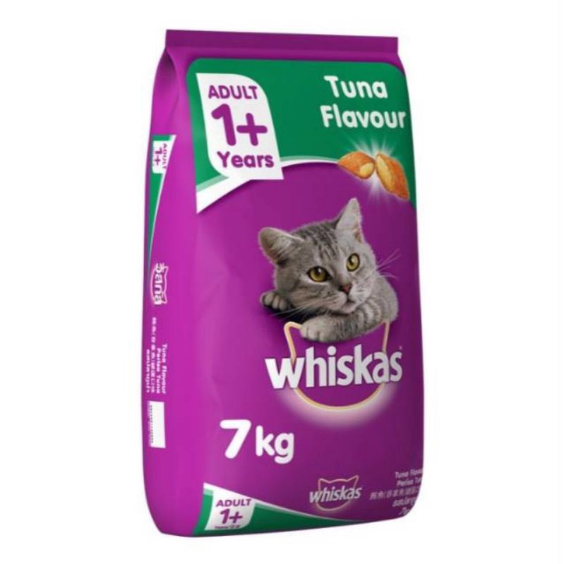 Grab Gojek Whiskas Adult 7kg Tuna- Frespack