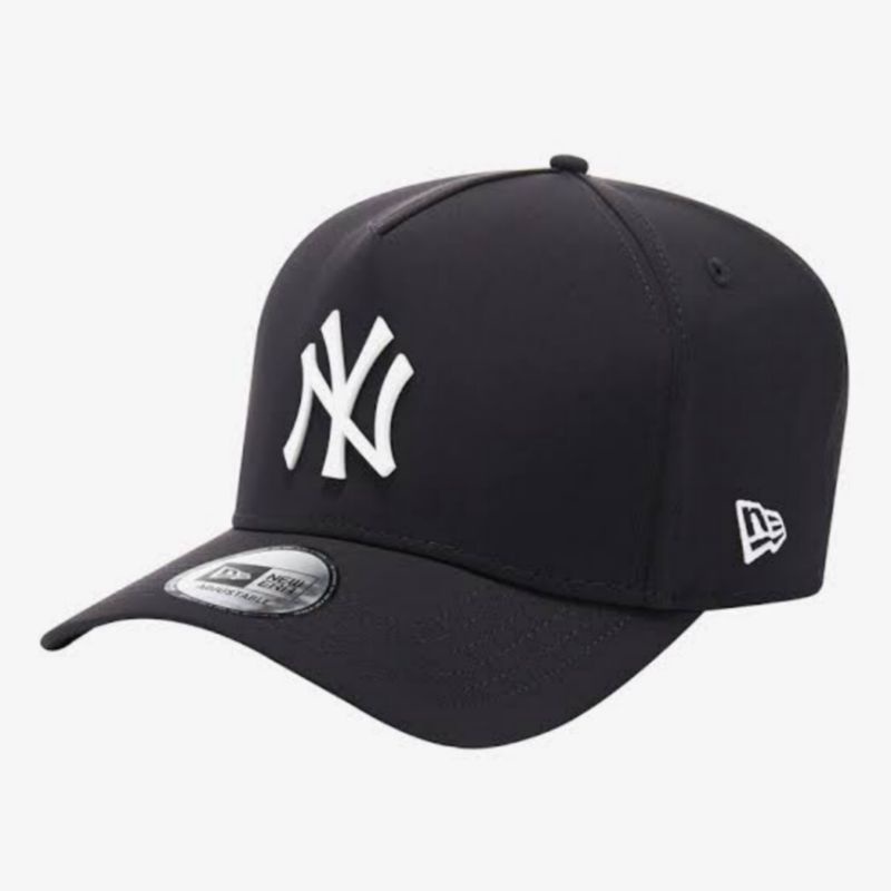 Topi New Era Cap New York Yankees Metal Logo White Type K Frame 9Forty Adjustable Original