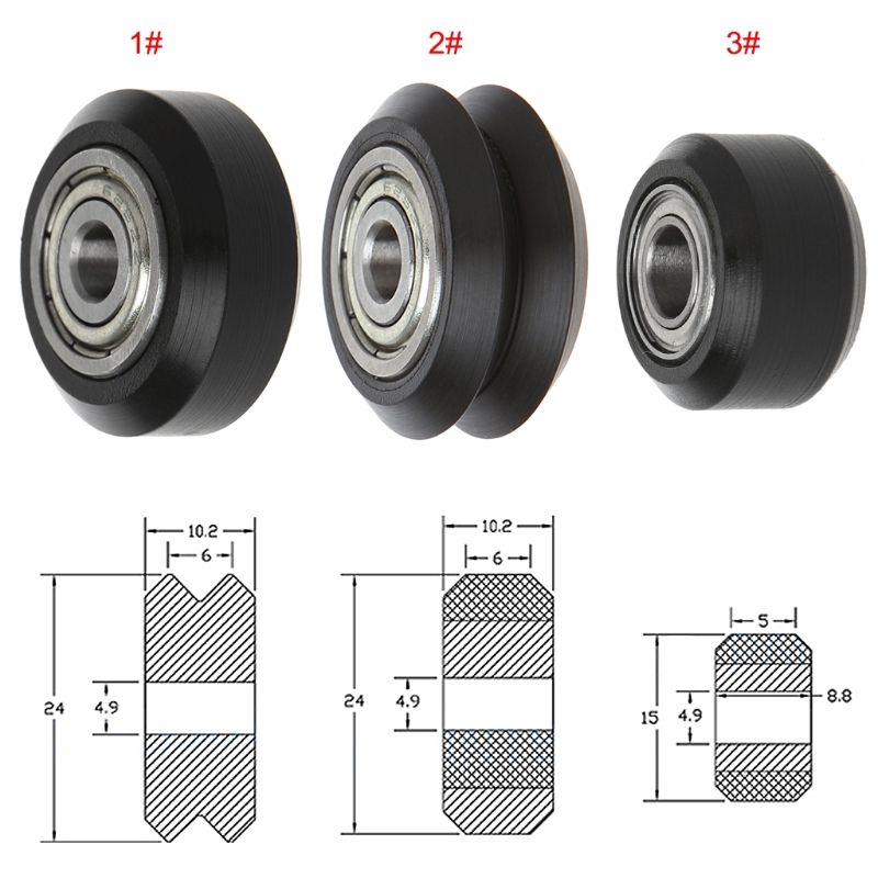 Pom 625ZZ mr105zz Idler Pulley Roda Pulley untuk Printer 3D