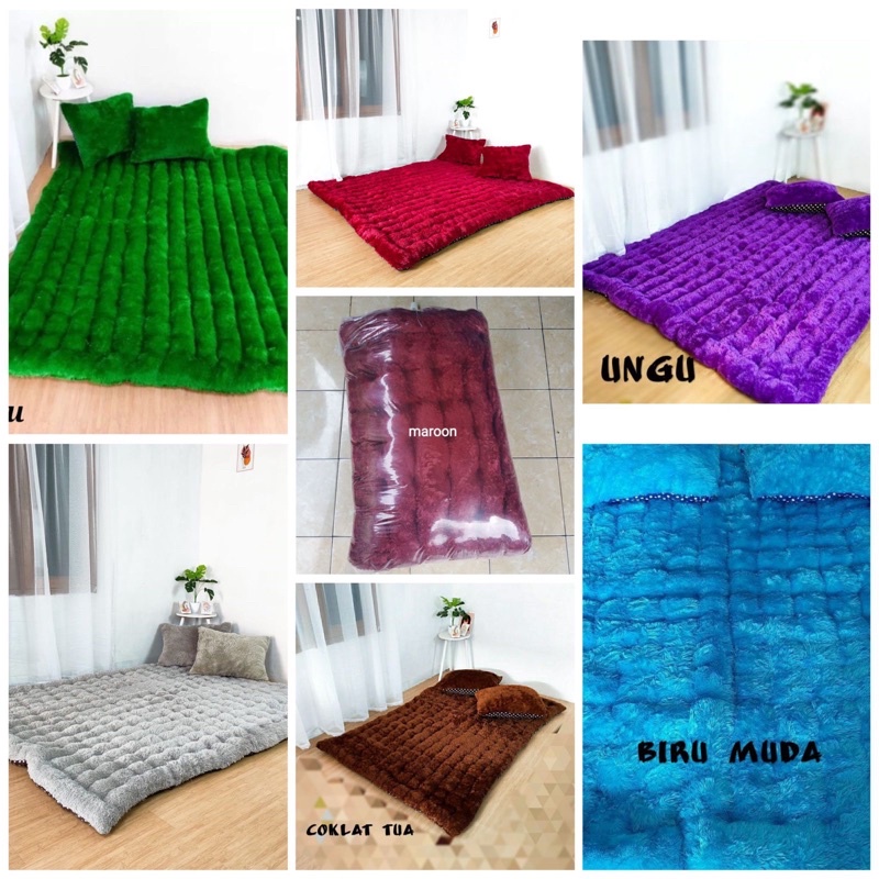 KASUR BULU / KASUR GENDER / KASUR MENUL / SURPET TEBAL 7-9CM