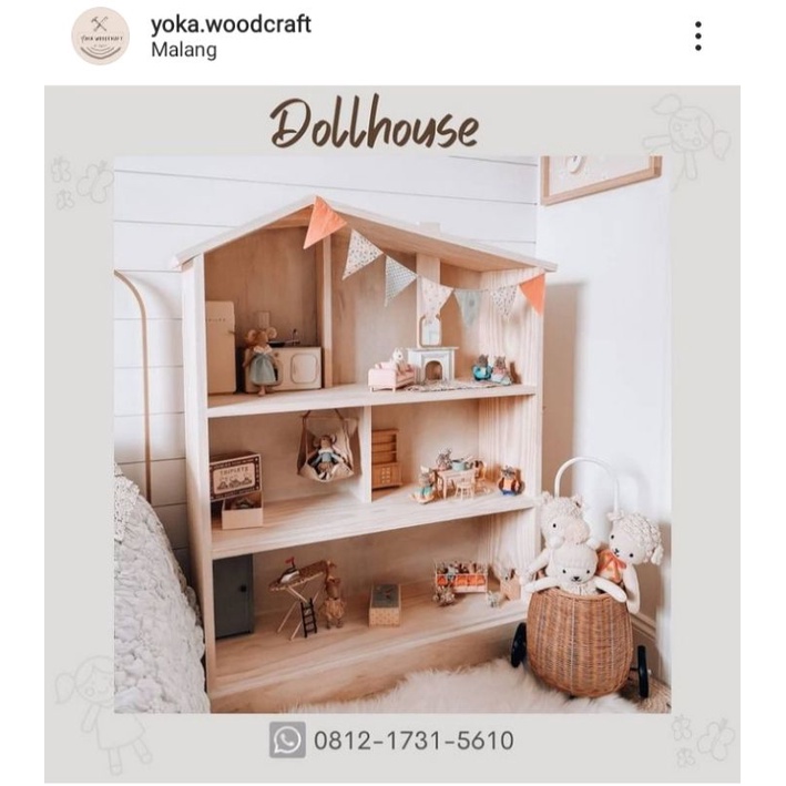 RUMAH BARBIE - RUMAH MAINAN - DOLLHOUSE