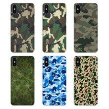 RANDOM Softcase Army Kamuflase Samsung A7 2018 A9 2018 J4+ Plus J6+ Plus Pocophone F1 Realme 2 Pro A3s C1 Realme 2 J2 Core V11 Pro Oppo K1 Redmi  Note 6 Pro Vivo Nex s