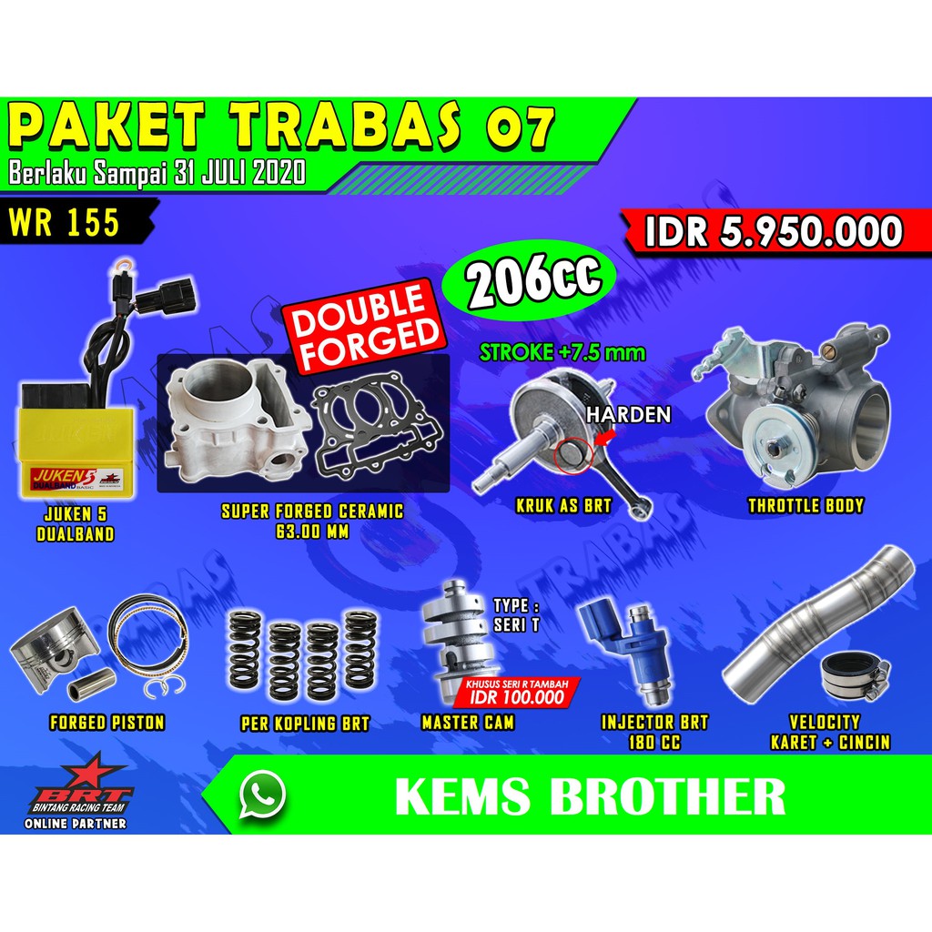 PAKET TRABAS 07 WR 155