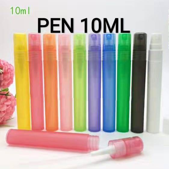 Botol Parfum pen Plastik Pembelian min 6 warna dalam 1 pack isi 6pcs aneka macam ukuran