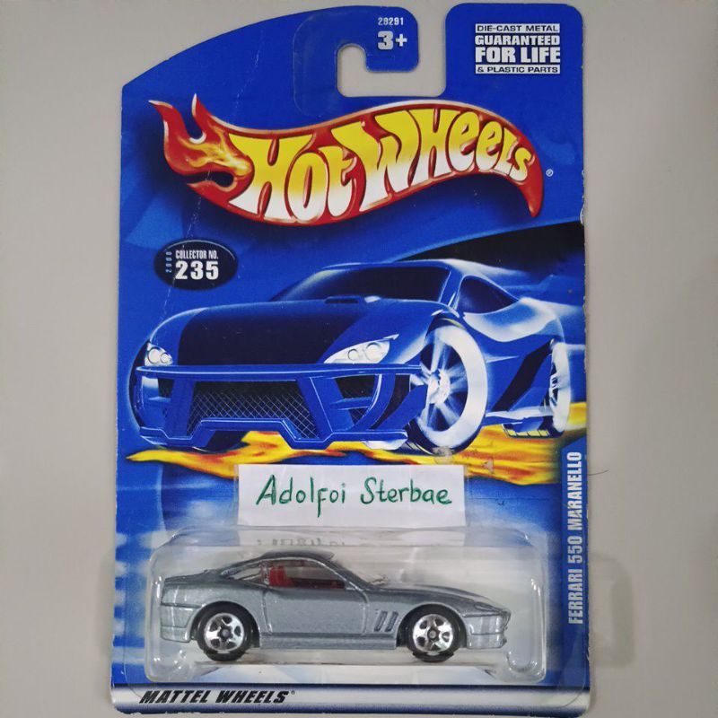 hotwheels hot wheels ferari ferrari 550 maranello watch petty race