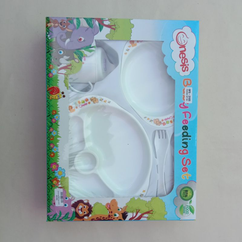 Tempat Makan Bayi Set OFS 2001 2101 2102 2103/Feeding Set Onesis BPA Free/Perlengkapan