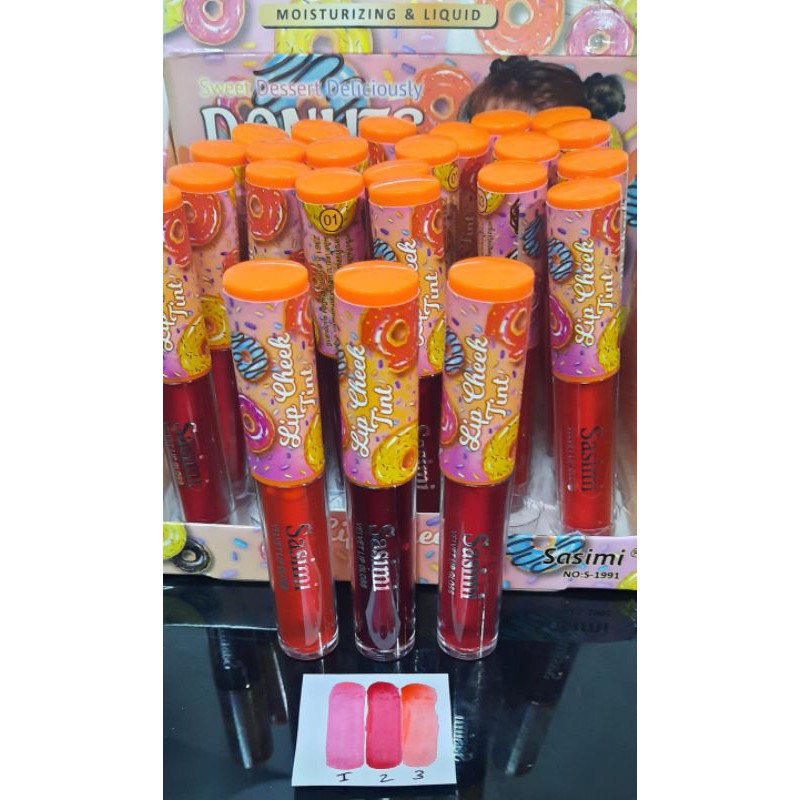 PROMO PER3PCS!!!LIP TINT SASIMI DONUT/BT21 S-1942/ S-1991