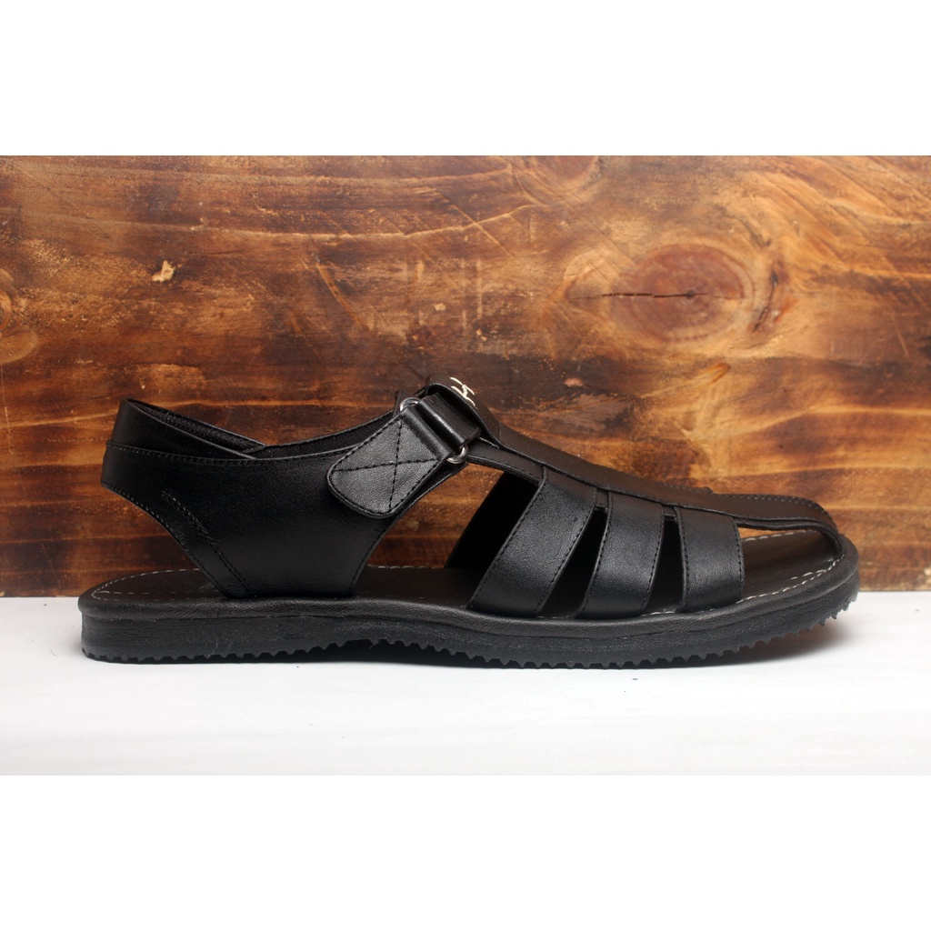 Sepatu Sandal Pria Kulit Asli Rasheda Gr 45 Borongsong Big Size