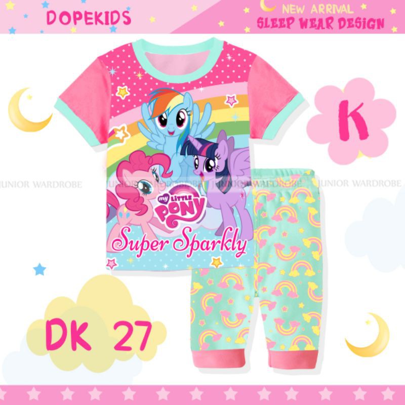 AS Setelan rumah pajamas anak Dope Kids DK-27