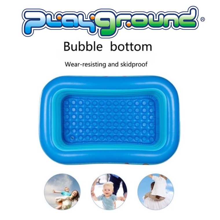 Kolam Renang Anak / Kolam Mandi Bola Inflatable Bestway Pool 1,5 meter Kolam 4 Ring Baby SPA Murah-4