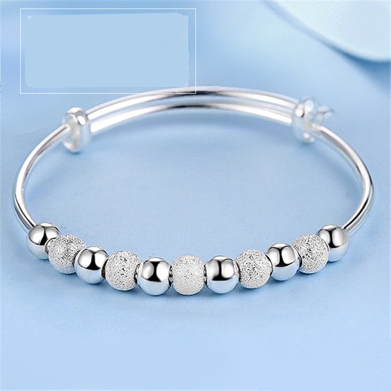 Gelang Perak Asli / Bracelet S925 / Sterling Silver /Wanita Korea Unik bracelet / Charm Gelang pria & Wanita / Gelang Couple / Gelang TitaniumA1-R