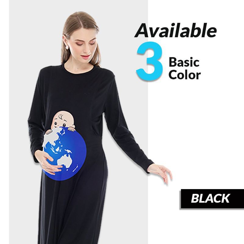 Maternity Dress Pregnancy Mamycloth / Baby Peeking The Earth