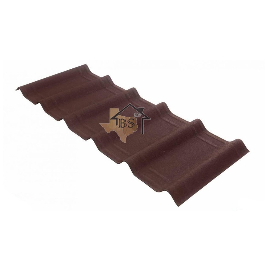 GENTENG ONDUVILLA CLASSIC BROWN ATAP SIRAP BITUMEN 1060MM X 400MM