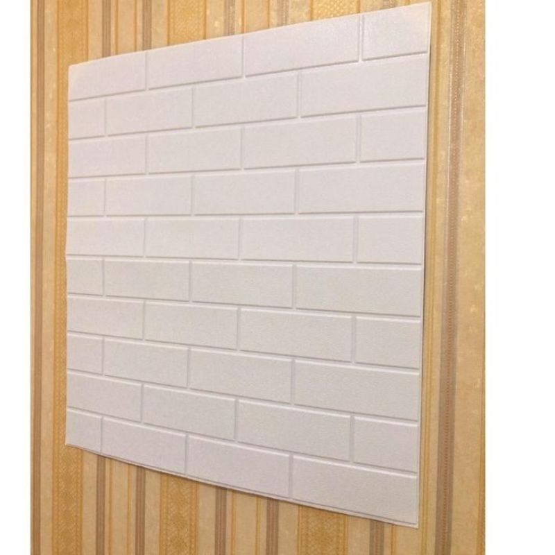 wallpaper dinding 3d foam bata // wallpaper kulit jeruk 70x77cm 6mm